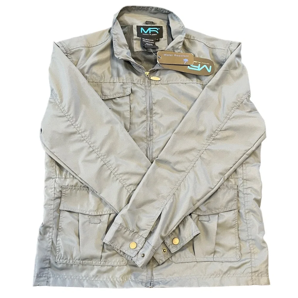 NWT Mack Russo Grey Utility Jacket | Men's L